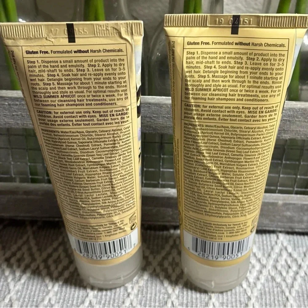 Tweakd by Nature Wild Summer Apricot Cleansing Hair Treatment. 3 fl oz Not a set